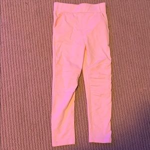 pink motto leggings